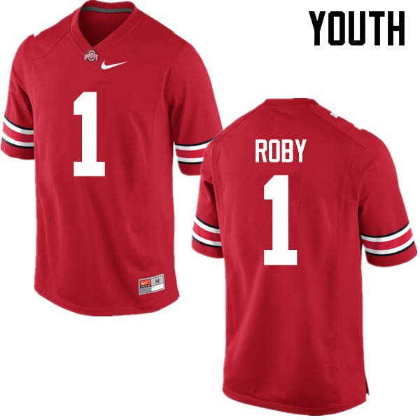 Ohio State Buckeyes #1 Bradley Roby Youth NCAA Jersey Red